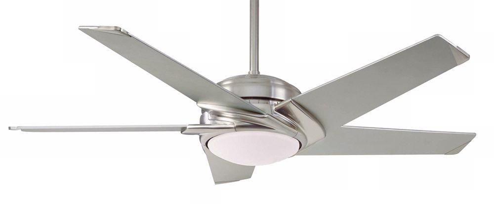 53" Casablanca Stealth™ Brushed Nickel Ceiling Fan
