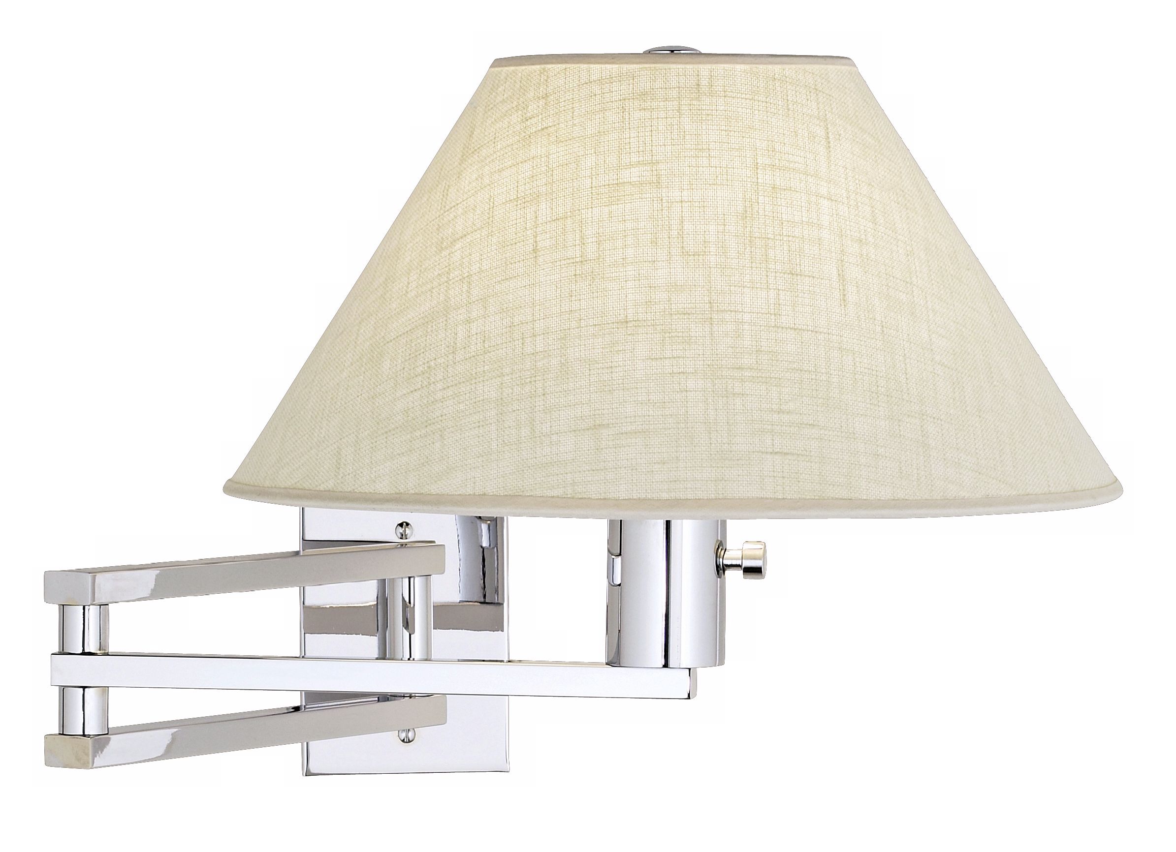 Urban Series Chrome Swing Arm Wall Lamp
