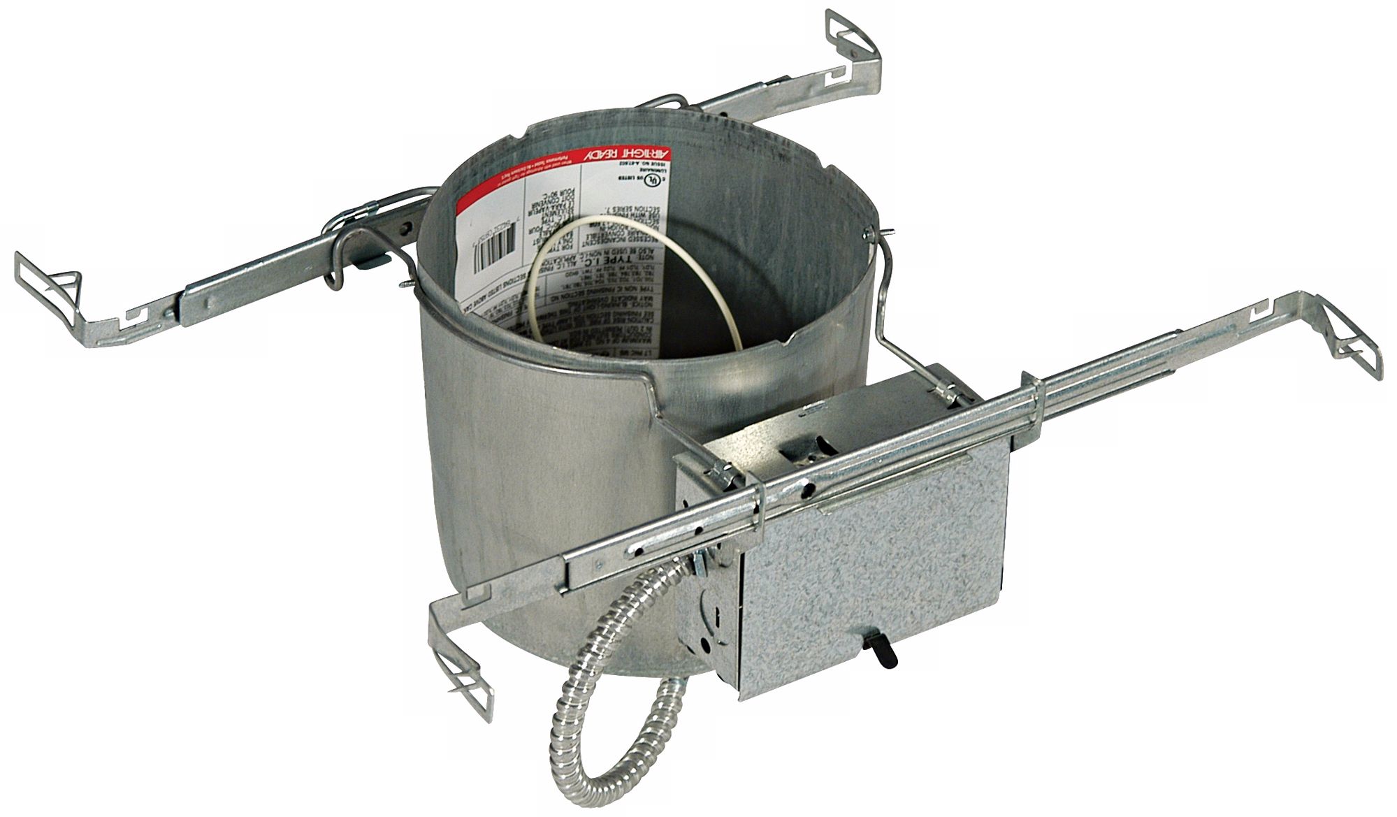6" Housing For New Construction w/ Poke-Home Wire Connectors