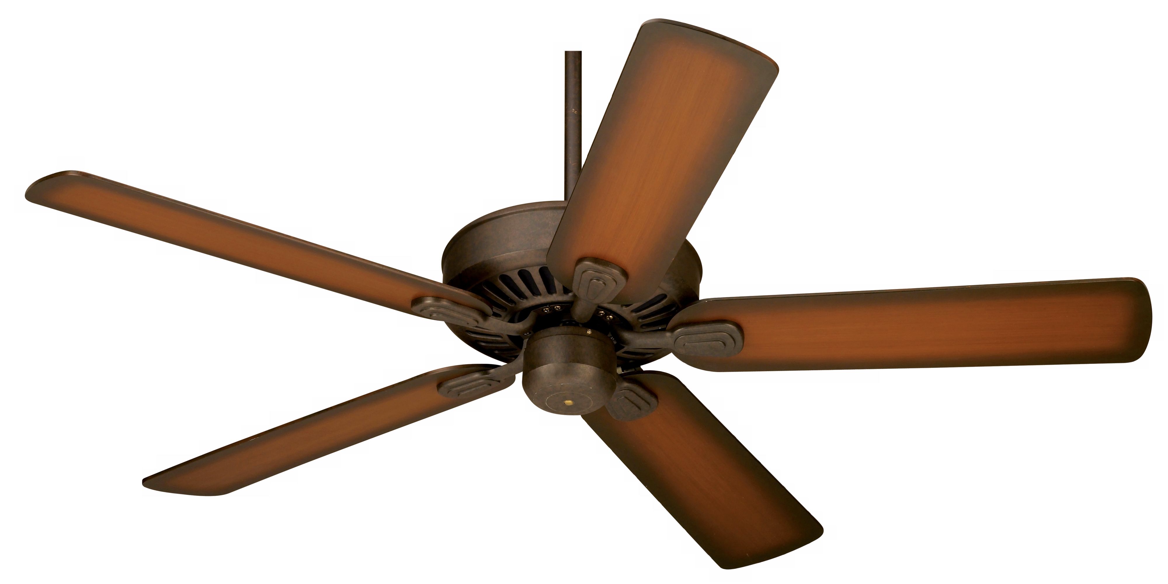 52" Casa Vieja Windstar II Shaded Teak Blades Ceiling Fan