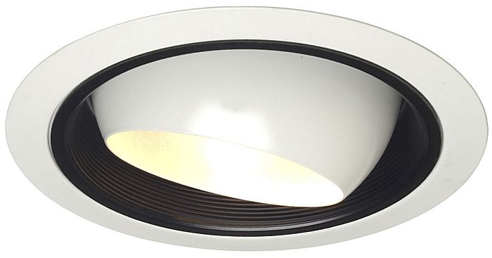 Juno 6" Line Voltage White Eyeball Recessed Light Trim