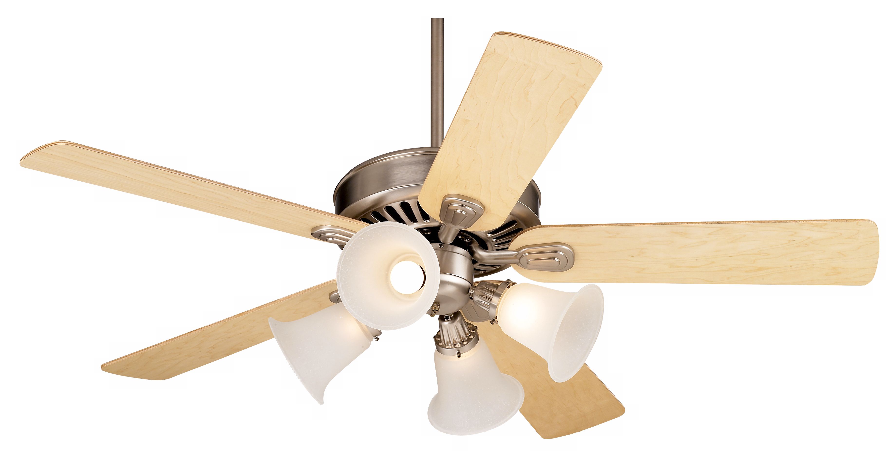 52" Windstar II™ Brushed Steel Finish Ceiling Fan