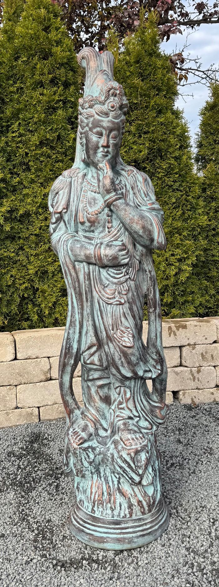 Hwan Yin Bodhisattva Buddha Garden Statue