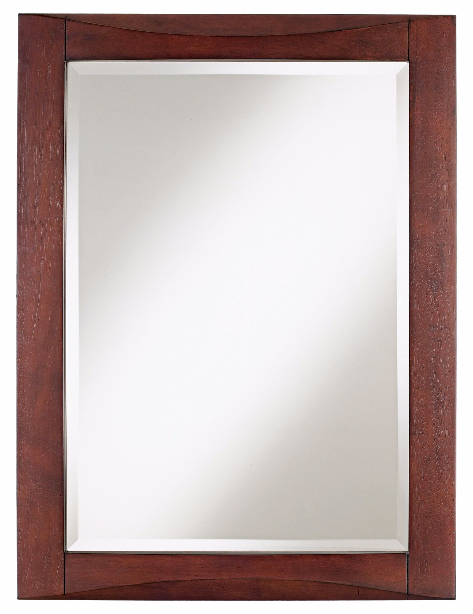 Minka Walnut Finish Wall Mirror