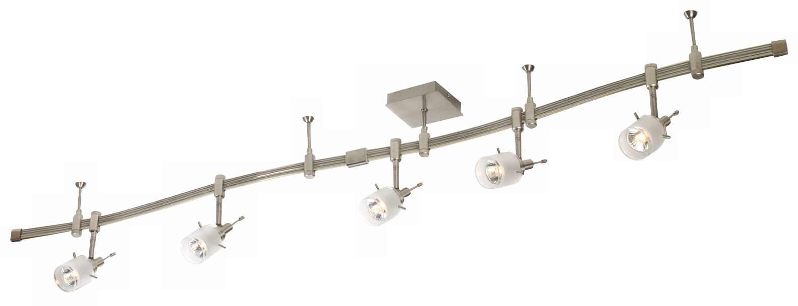 Mercury Collection Five Light Satin Nickel Light Kit