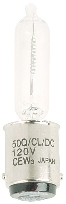 50 Watt Quartz Halogen Double Contact Bulb