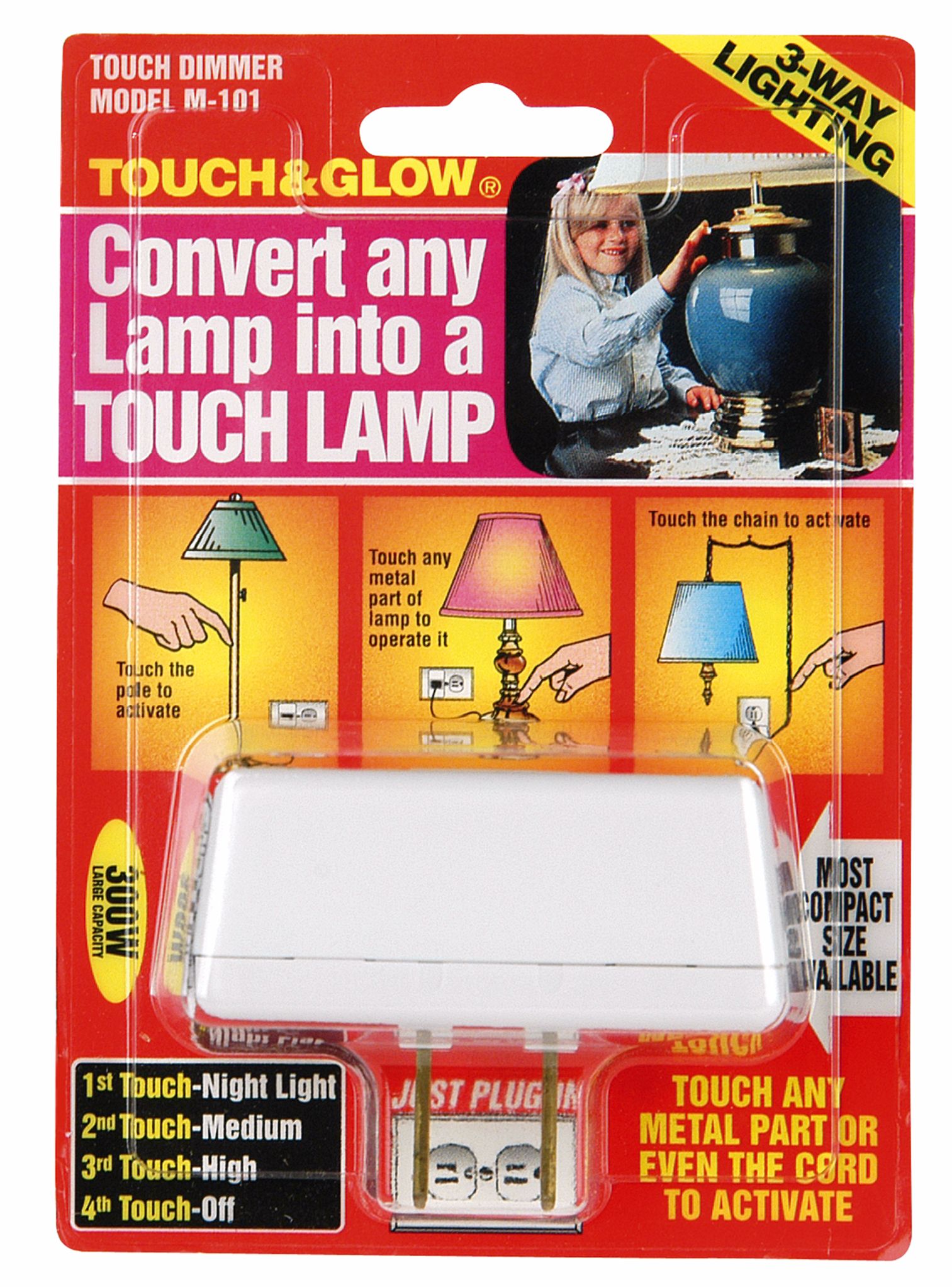 Touch & Glow Plug-In Dimmer