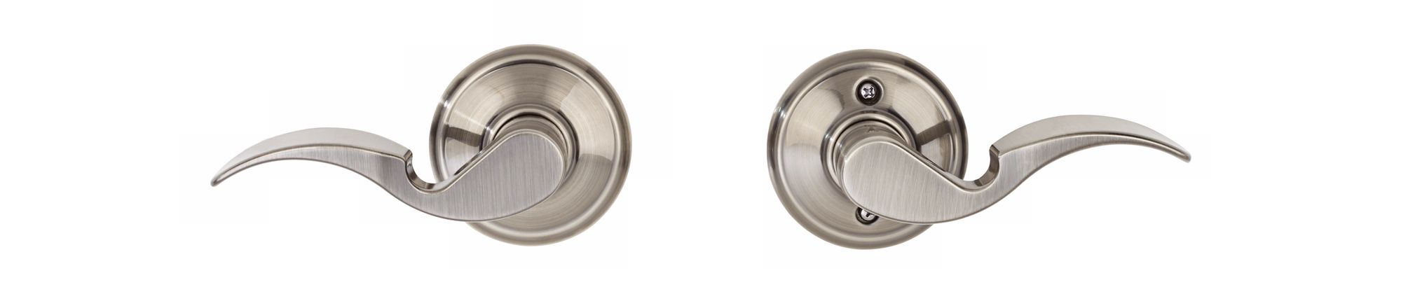 Schlage Avanti Antique Pewter Passage Door Handle Set
