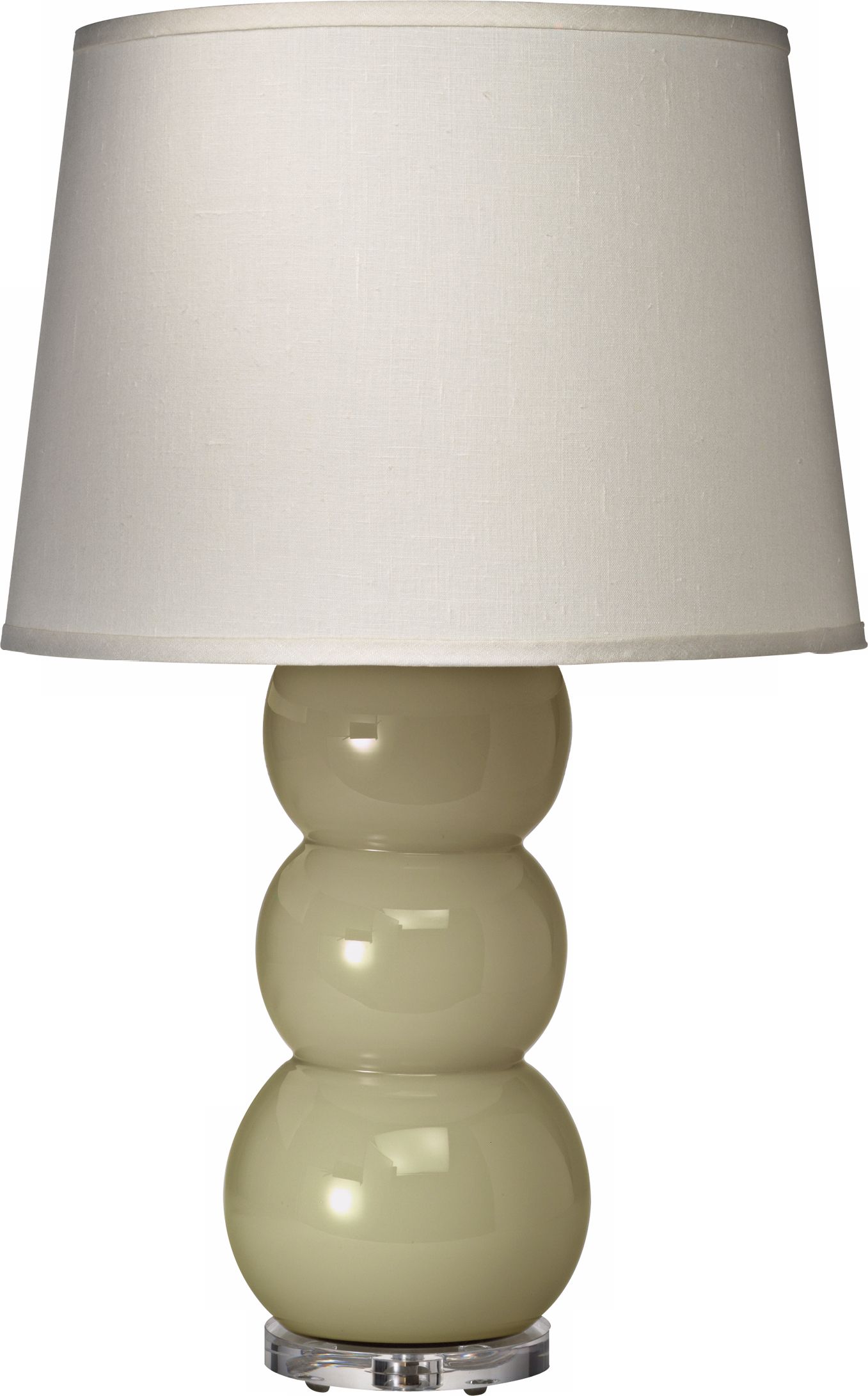 Jamie Young Company Large Bubble Olive Opal Table Lamp