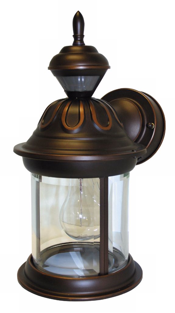 Motion Sensor 12 3/4" High Antique Bronze Outdoor Wall Light