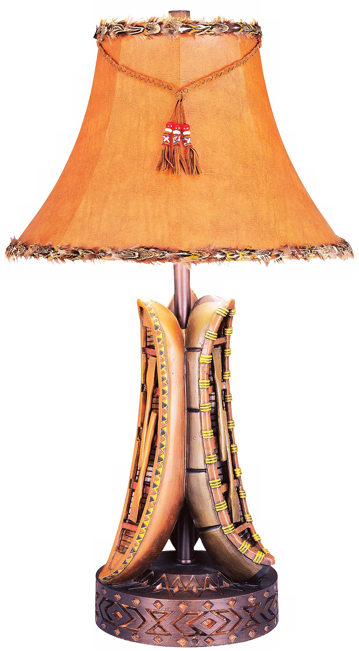 North Woods Old River Canoe Table Lamp