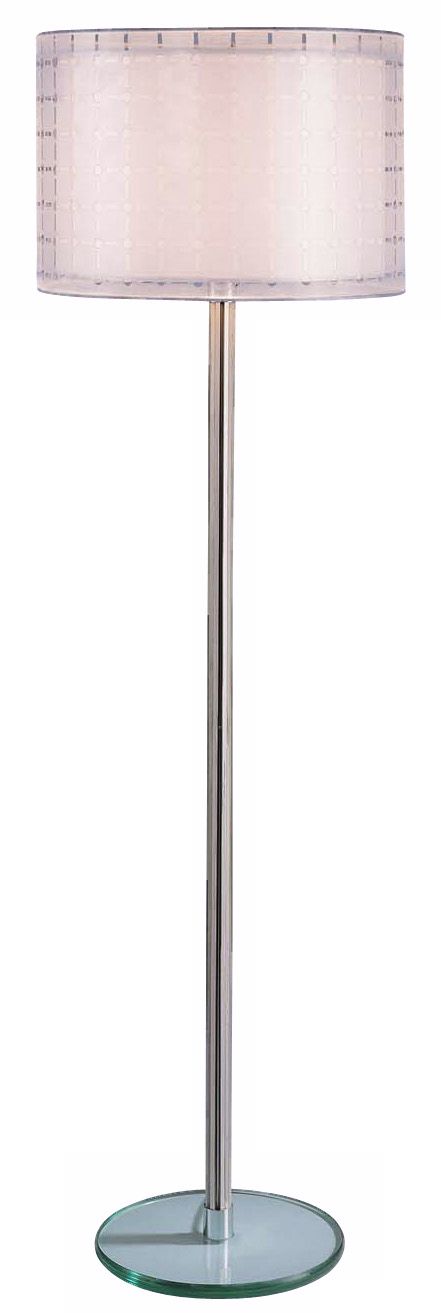 Dusk Perforated Silk Shade Floor Lamp