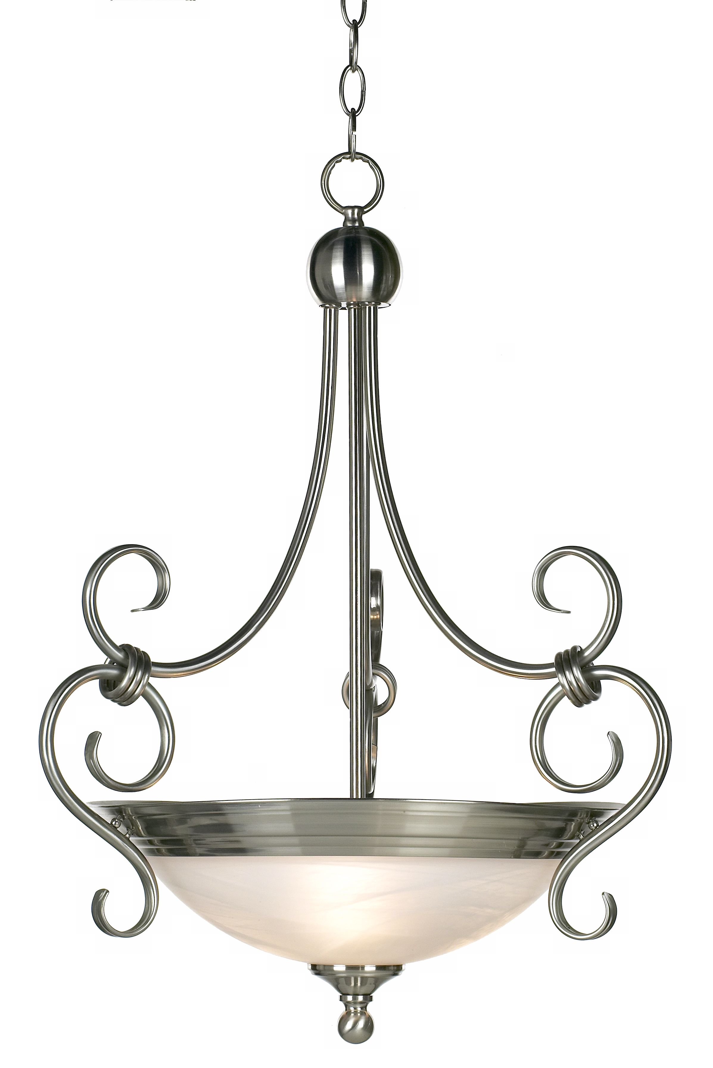 Lex Collection Hanging Bowl Chandelier