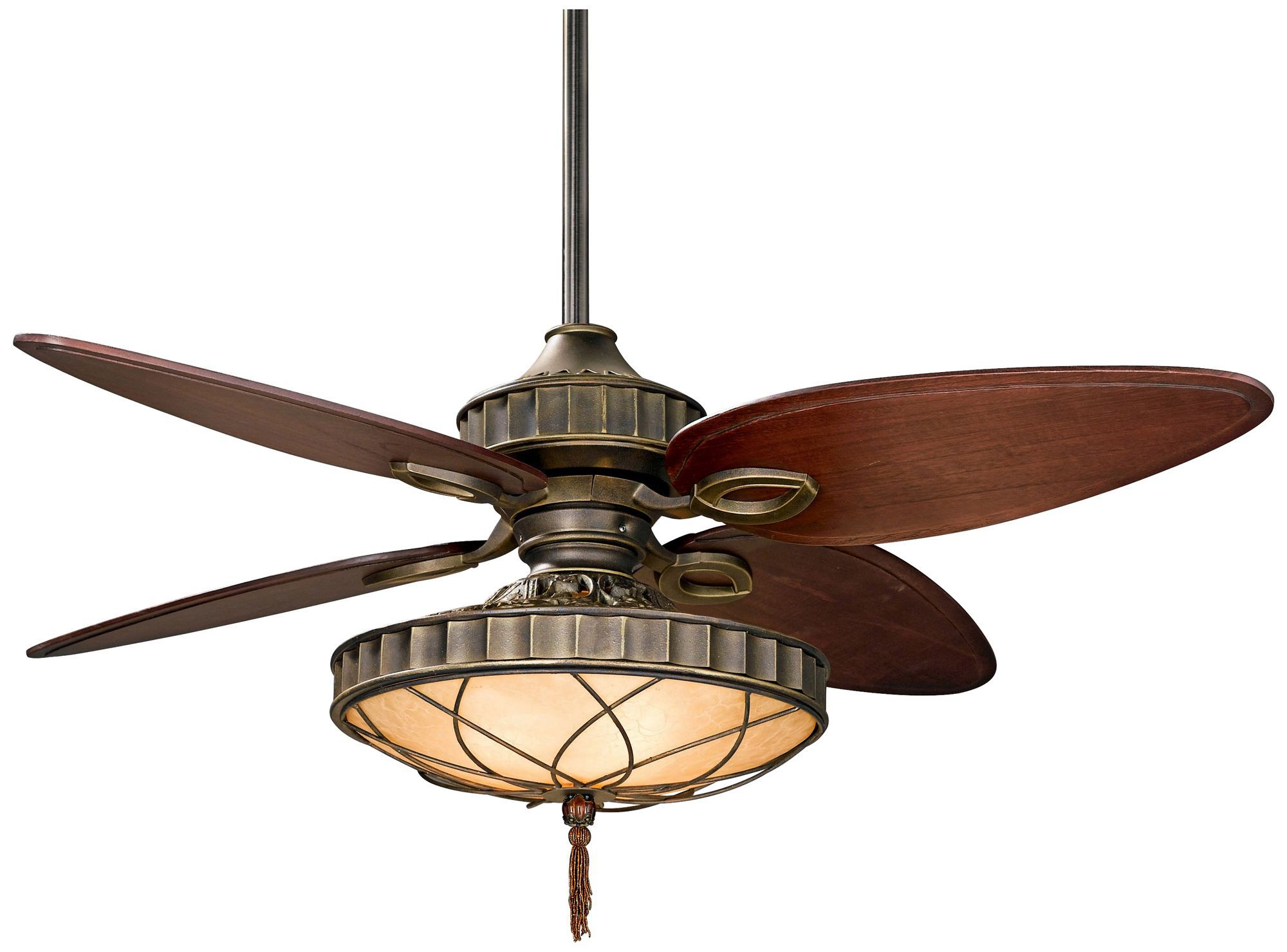 56" Fanimation Bayhill Venetian Bronze Lighted Ceiling Fan