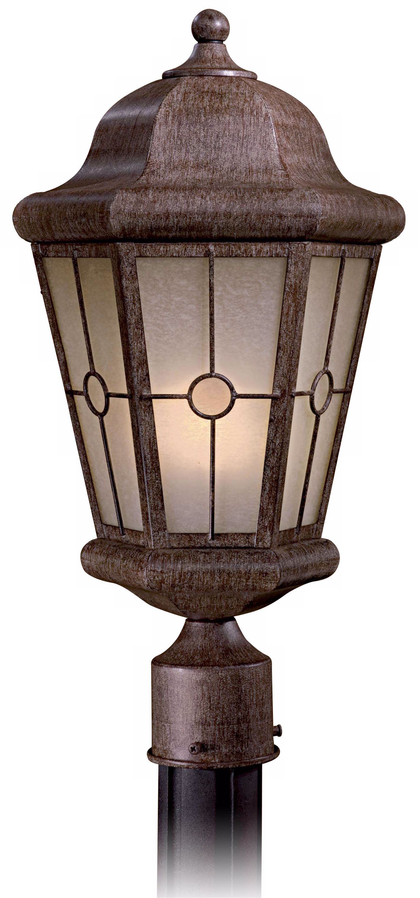 Taylor 19 1/4" High Vintage Rust Outdoor Post Light