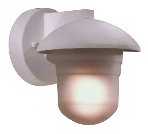 Danbury White ENERGY STAR® 7 1/4" High Outdoor Light