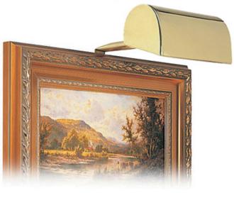 House of Troy 5 Wide Satin Brass Plug in Picture Light 36071