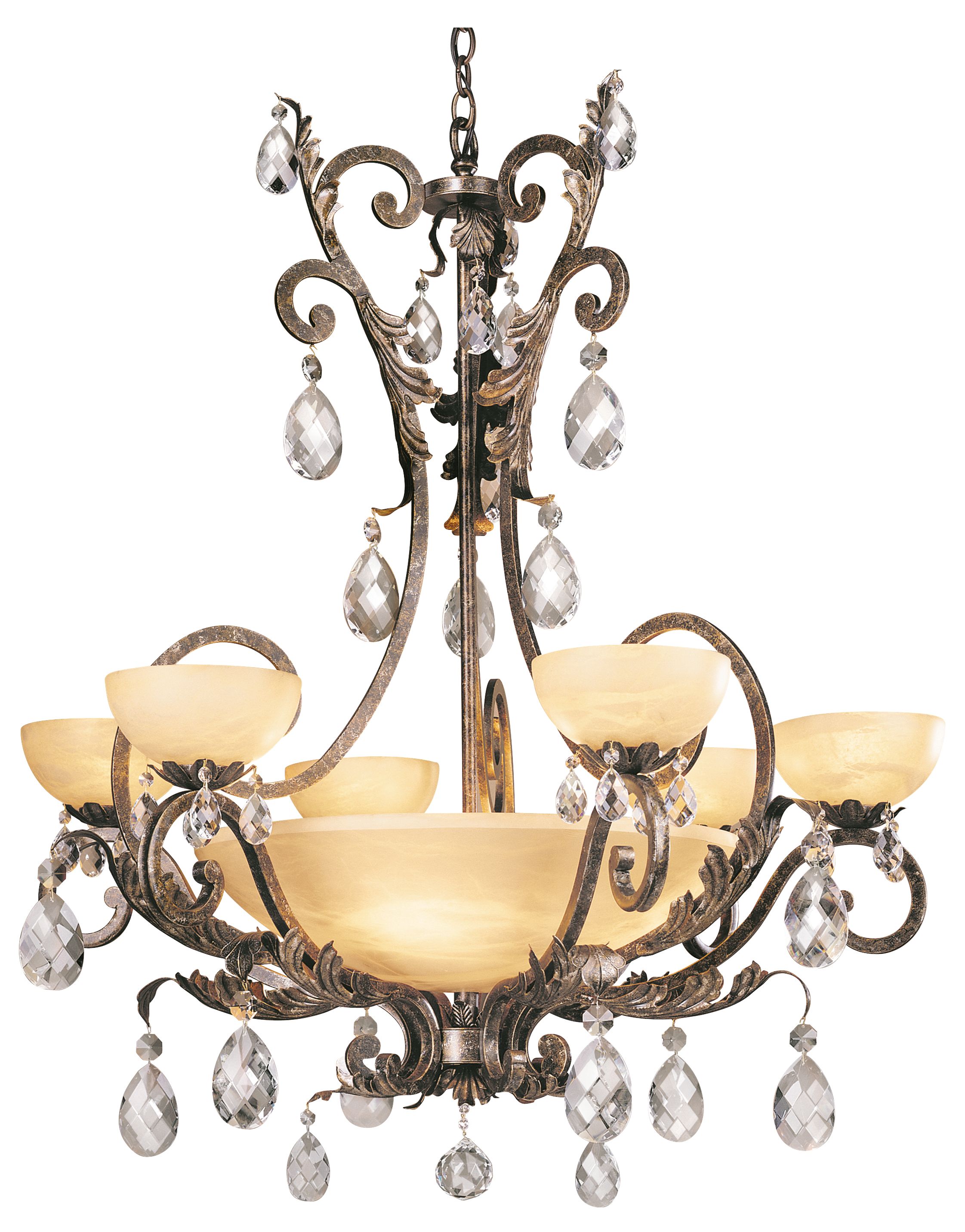 Fredrick Ramond Barcelona French Marble Chandelier