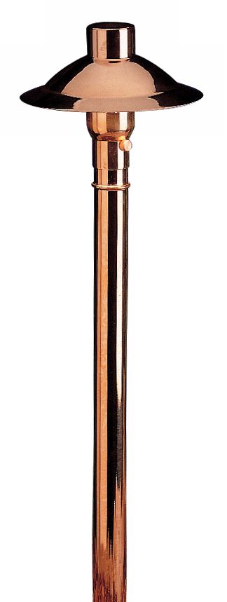 Kichler Copper Dome Top Low Voltage Landscape Path Light