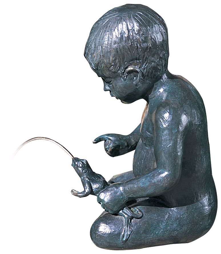 Boy with Frog Fountain