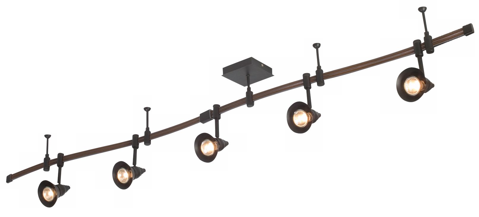 Nimbus Collection Five Light Bronze Track Kit