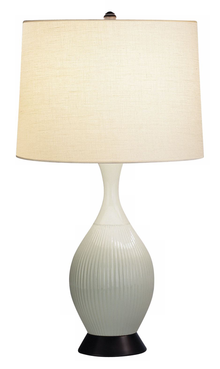 Robert Abbey Ariel Glazed Ceramic Celadon Green Table Lamp