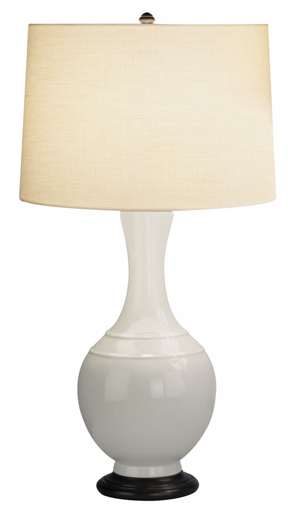 Robert Abbey Edgar Glazed Ceramic Celadon  Green Table Lamp