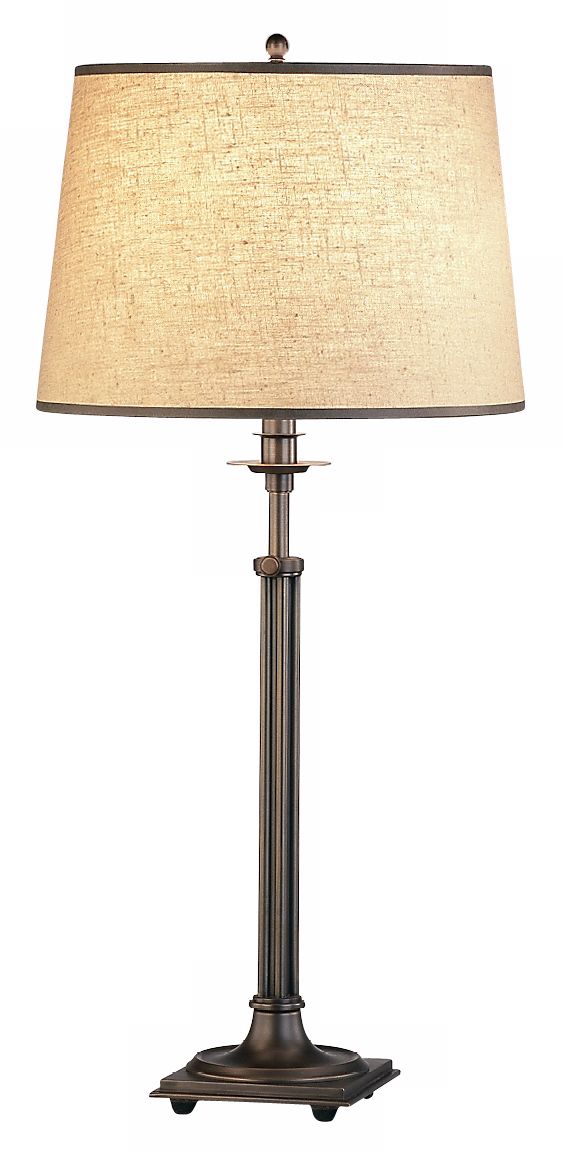 Rutherford Adjustable Dark Brass Table Lamp