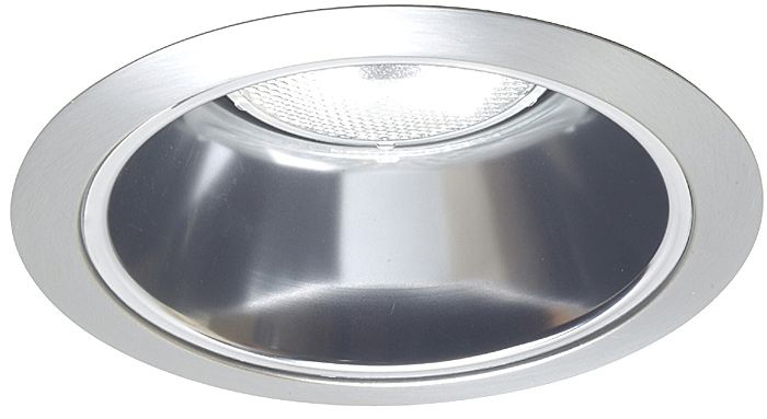 Juno 6" Line Voltage Satin Chrome Recessed Light Trim