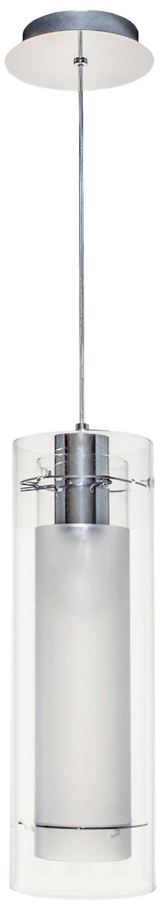 Cylindrical Frosted Glass Pendant Chandelier