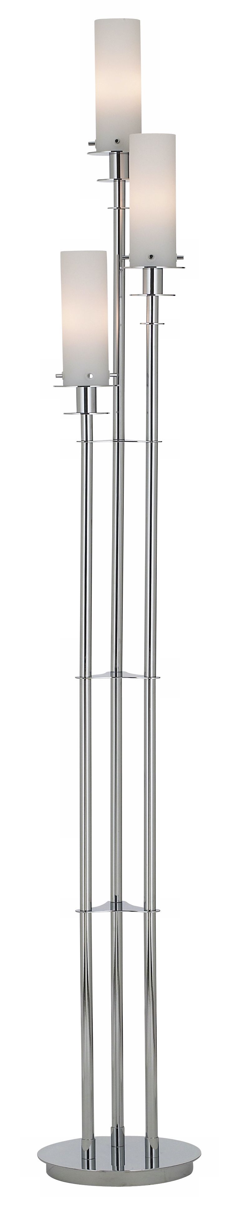 Lite Source Credence Three Tiered Contemporary  Floor Lamp