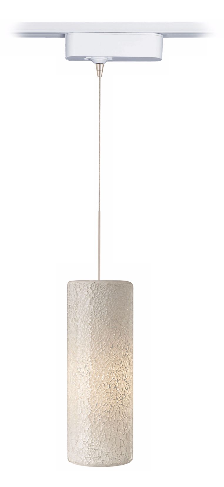 Veil White Glass Tech Track Pendant for Lightolier Track Systems