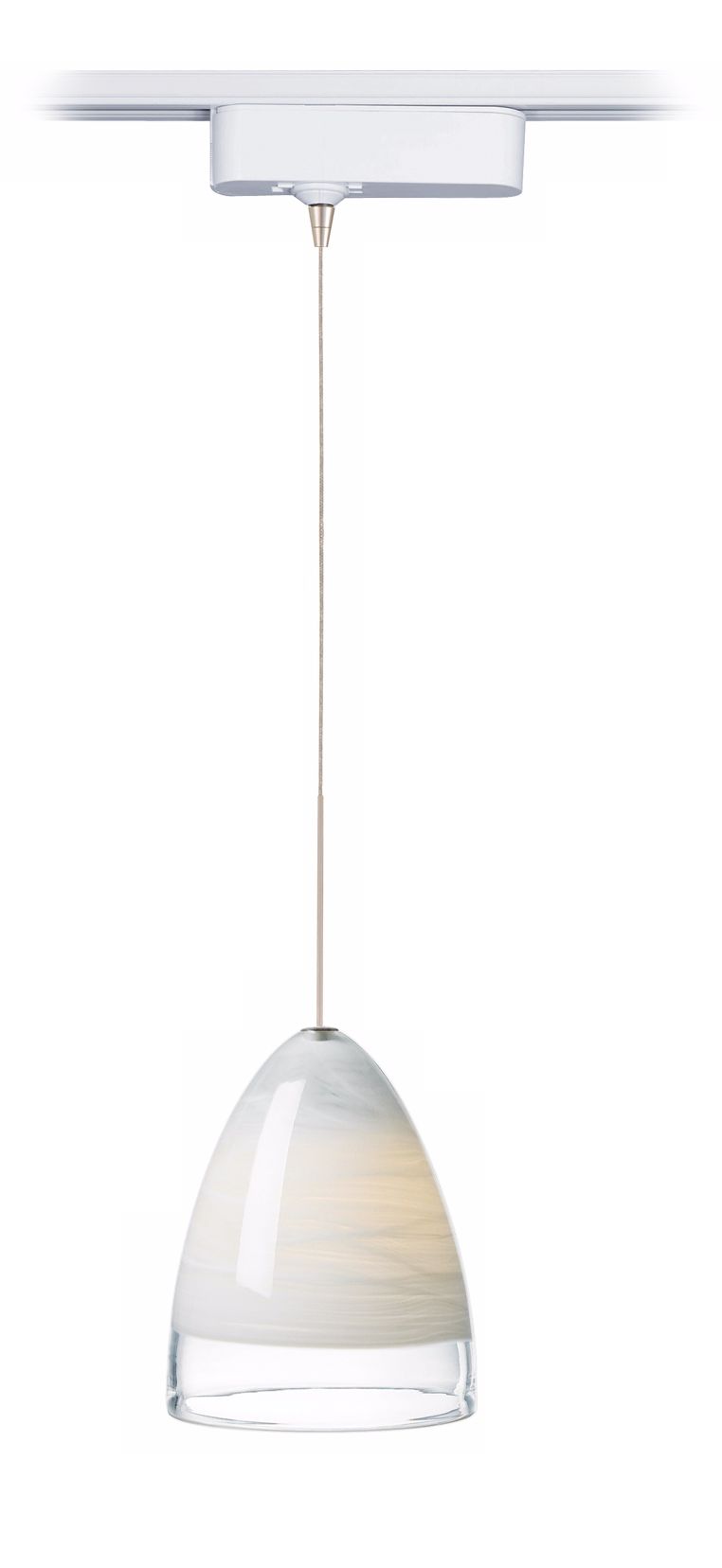 Nebbia White Tech Track Pendant for Lightolier Track Systems
