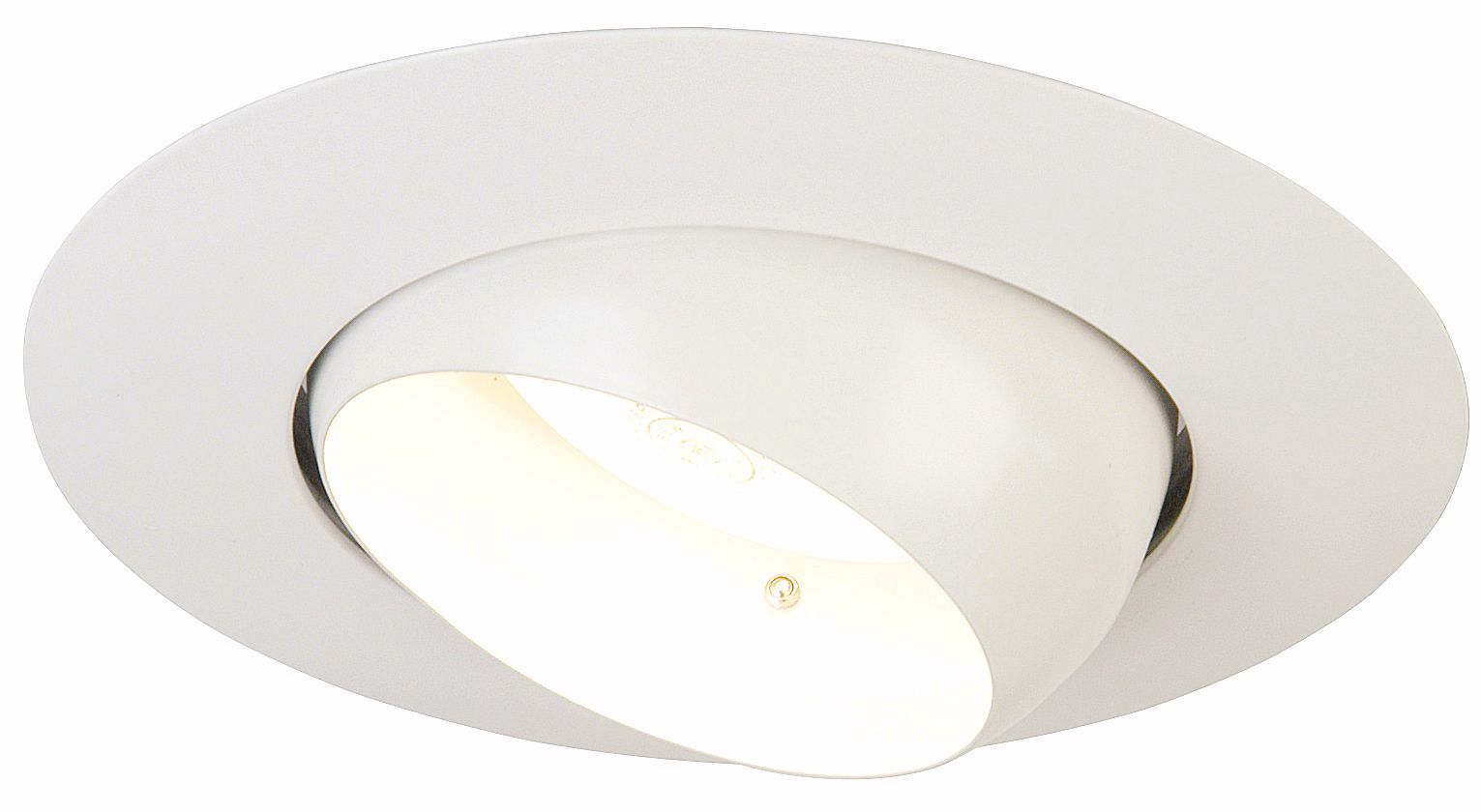 Luminaire™ 6" Line Voltage White Recessed Light