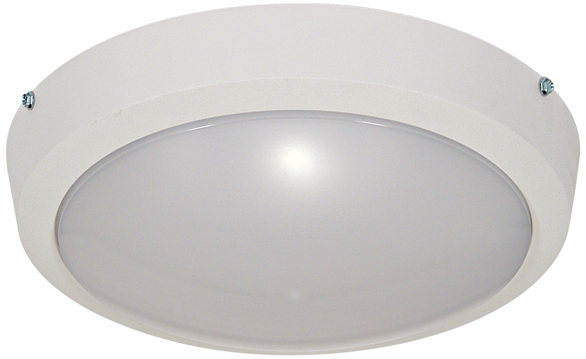 White Finish Energy Efficient 14" Wide Ceiling Light