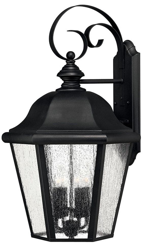 Edgewater Collection Black 25 1/2" High Outdoor Wall Light