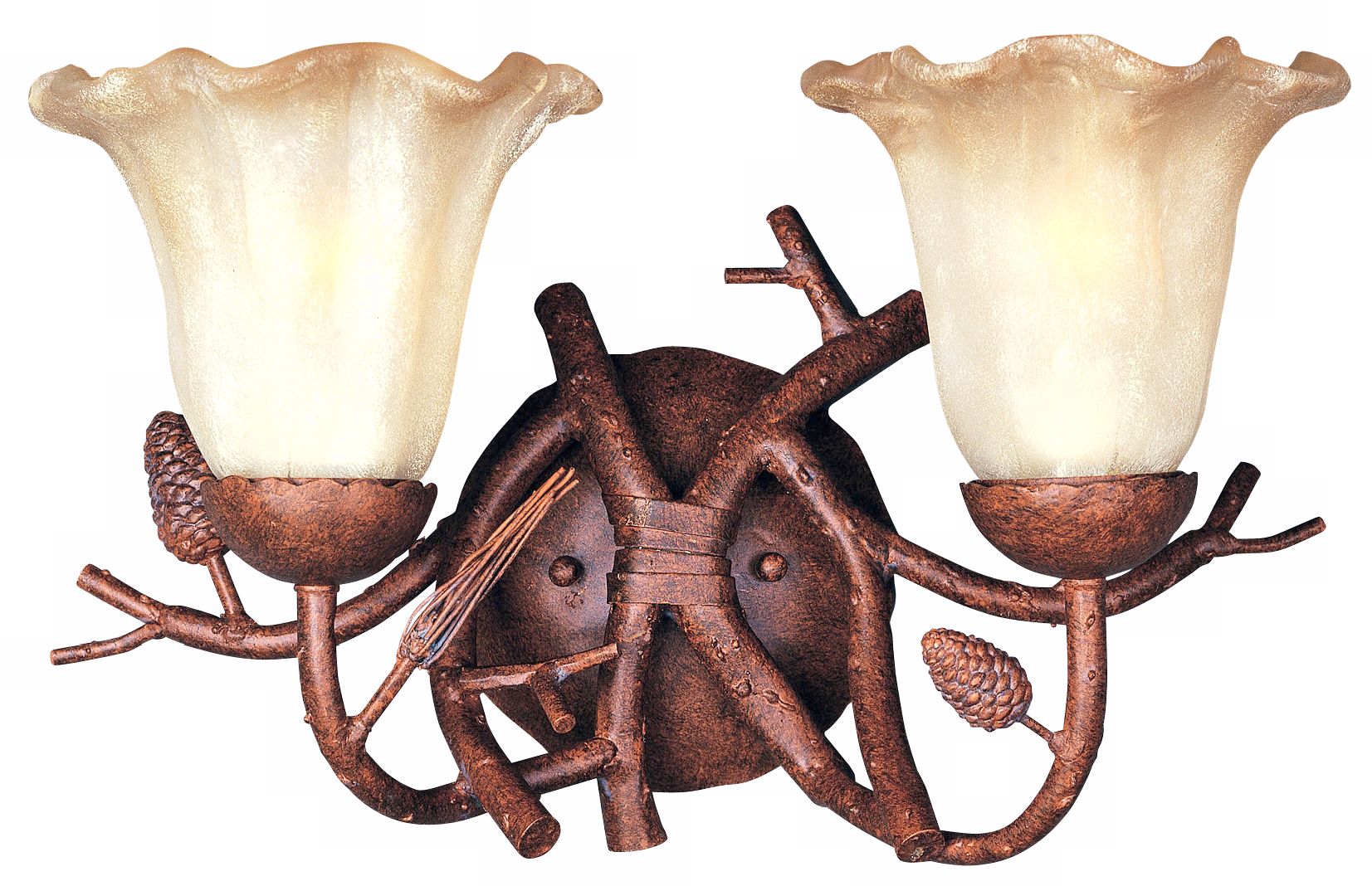 Pinecones Collection 17 1/2" Wide Bathroom Light Fixture