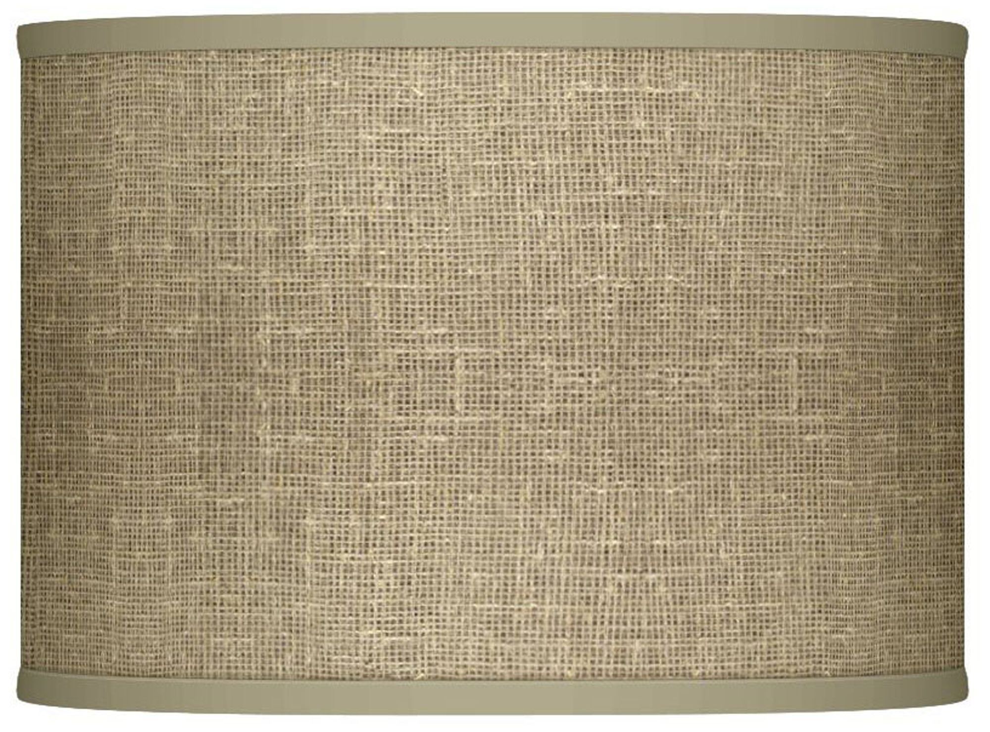Burlap Print Giclee Lamp Shade 13.5x13.5x10 (Spider)