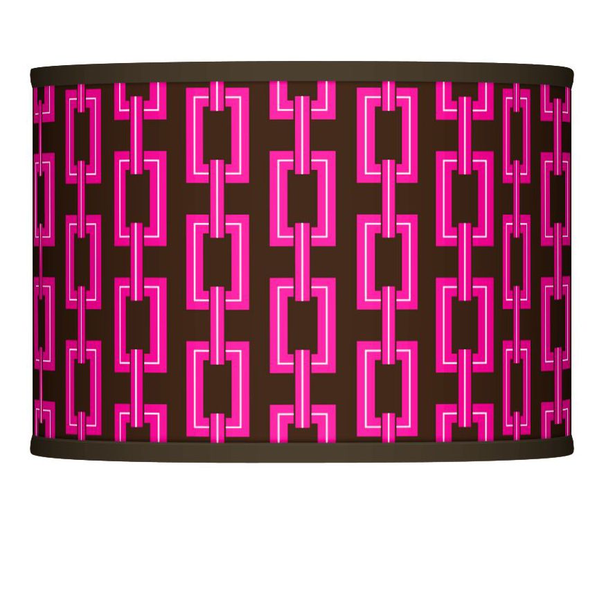 Chain Links Giclee Glow Lamp Shade 13.5x13.5x10 (Spider)