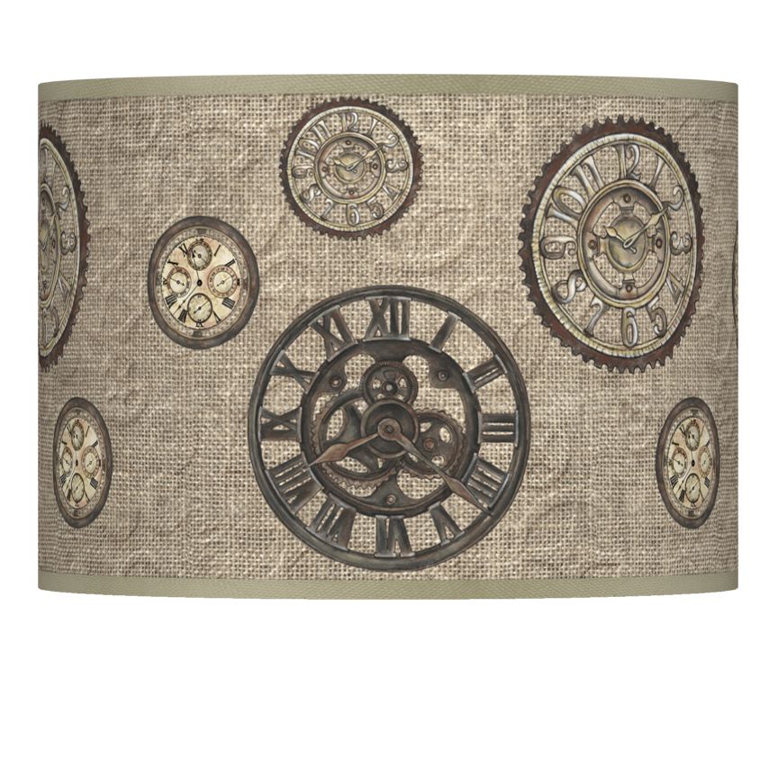 Timekeeping Giclee Glow Lamp Shade 13.5x13.5x10 (Spider)