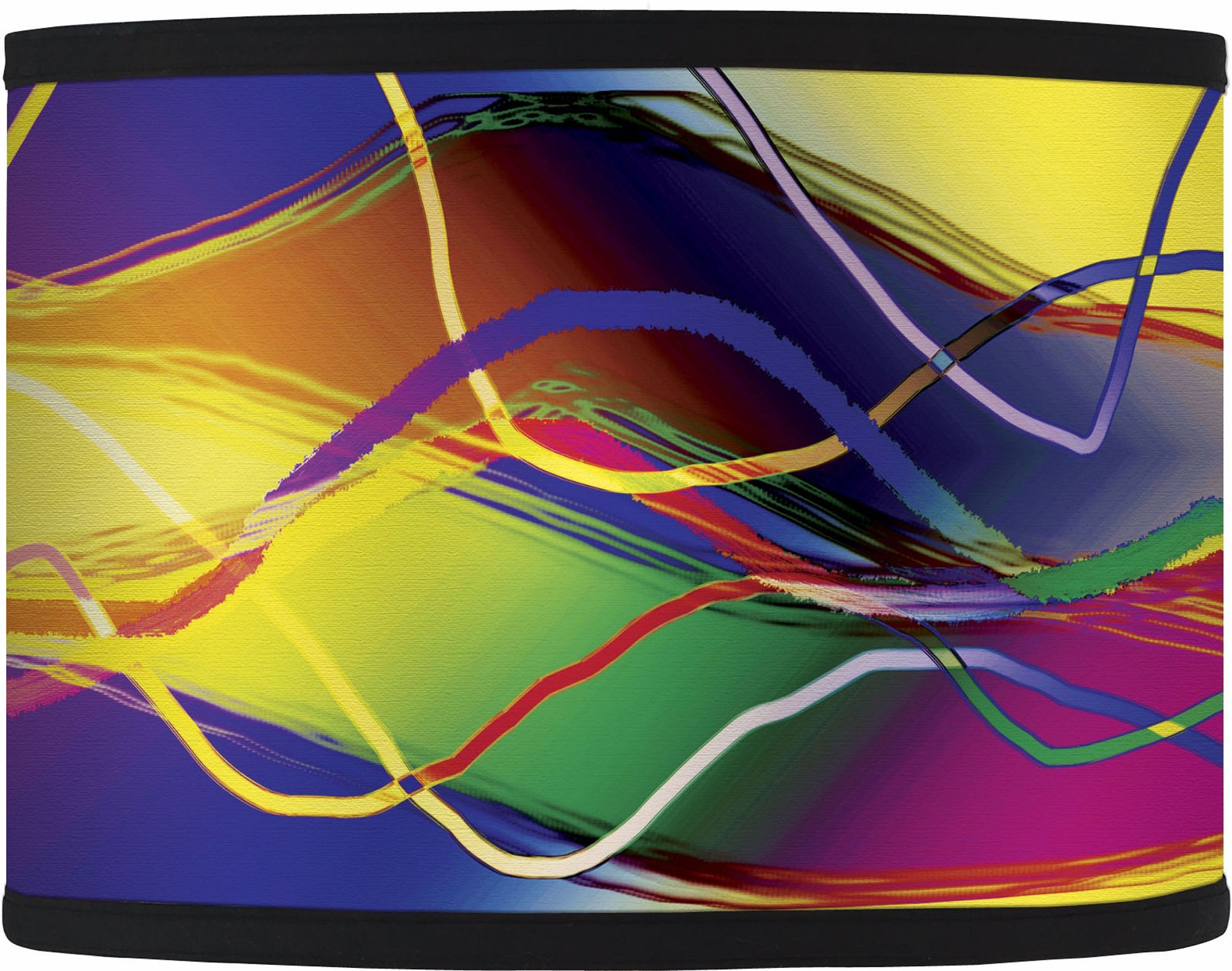 Colors in Motion Giclee Lamp Shade 13.5x13.5x10 (Spider)