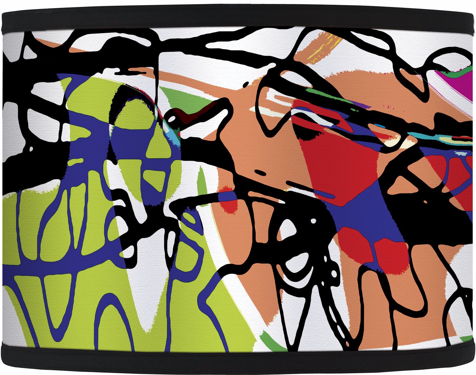 Paint Box Giclee Lamp Shade 13.5x13.5x10 (Spider)