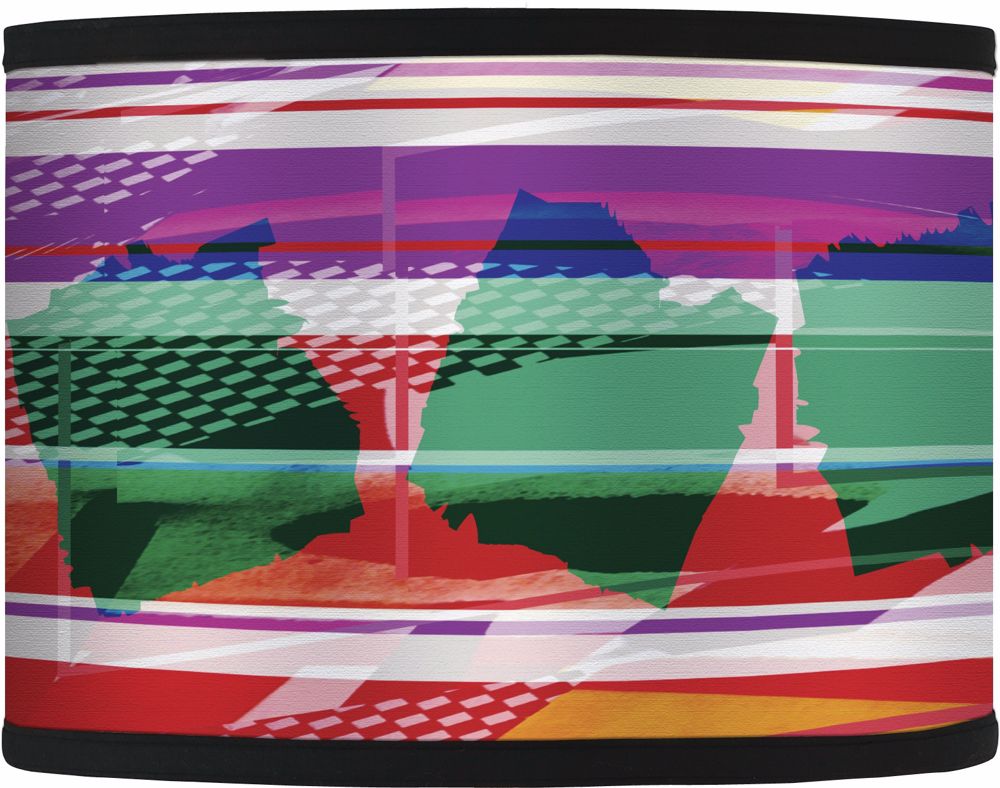Floating Paper Giclee Lamp Shade 13.5x13.5x10 (Spider)