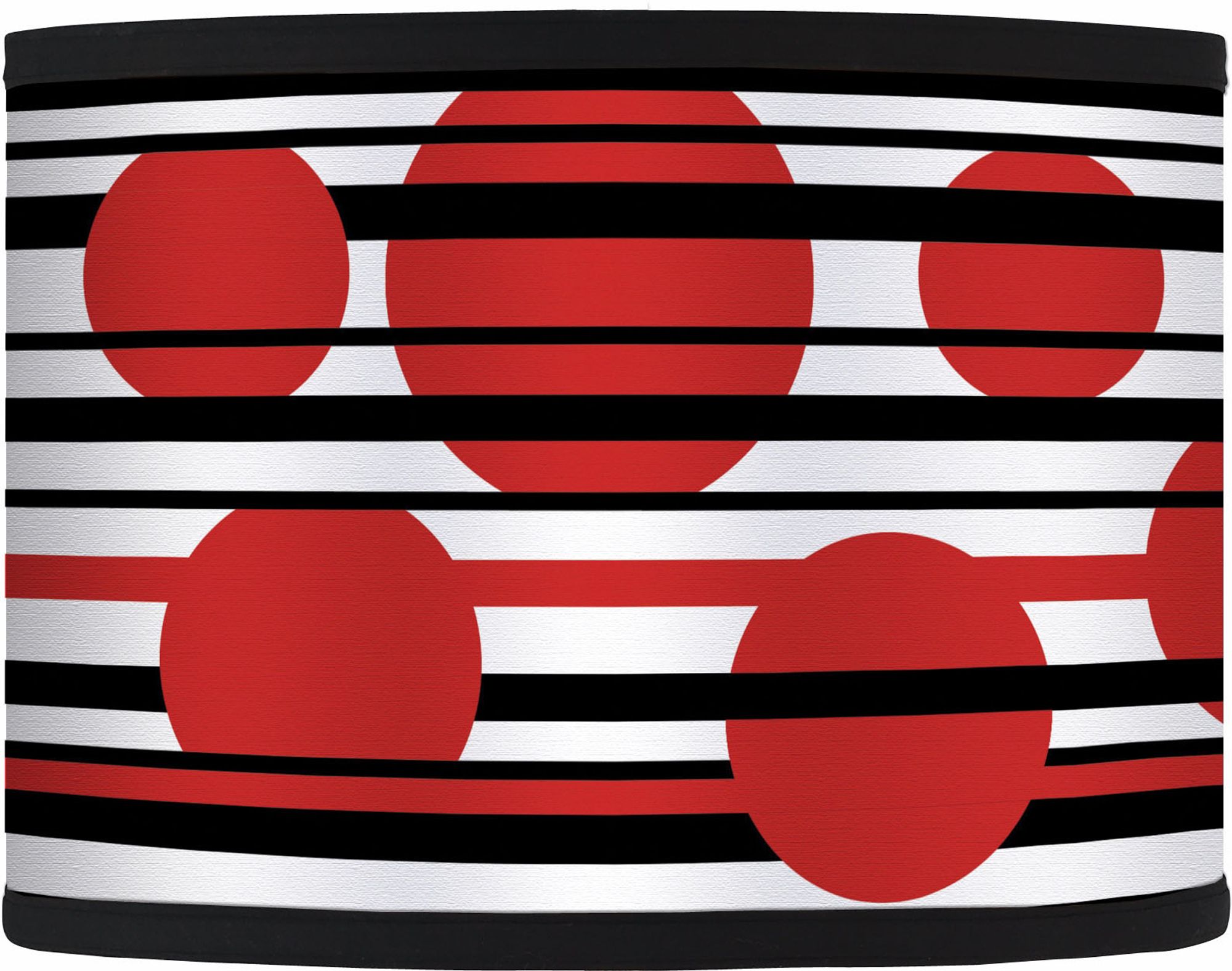 Red Balls Giclee Glow Lamp Shade 13.5x13.5x10 (Spider)