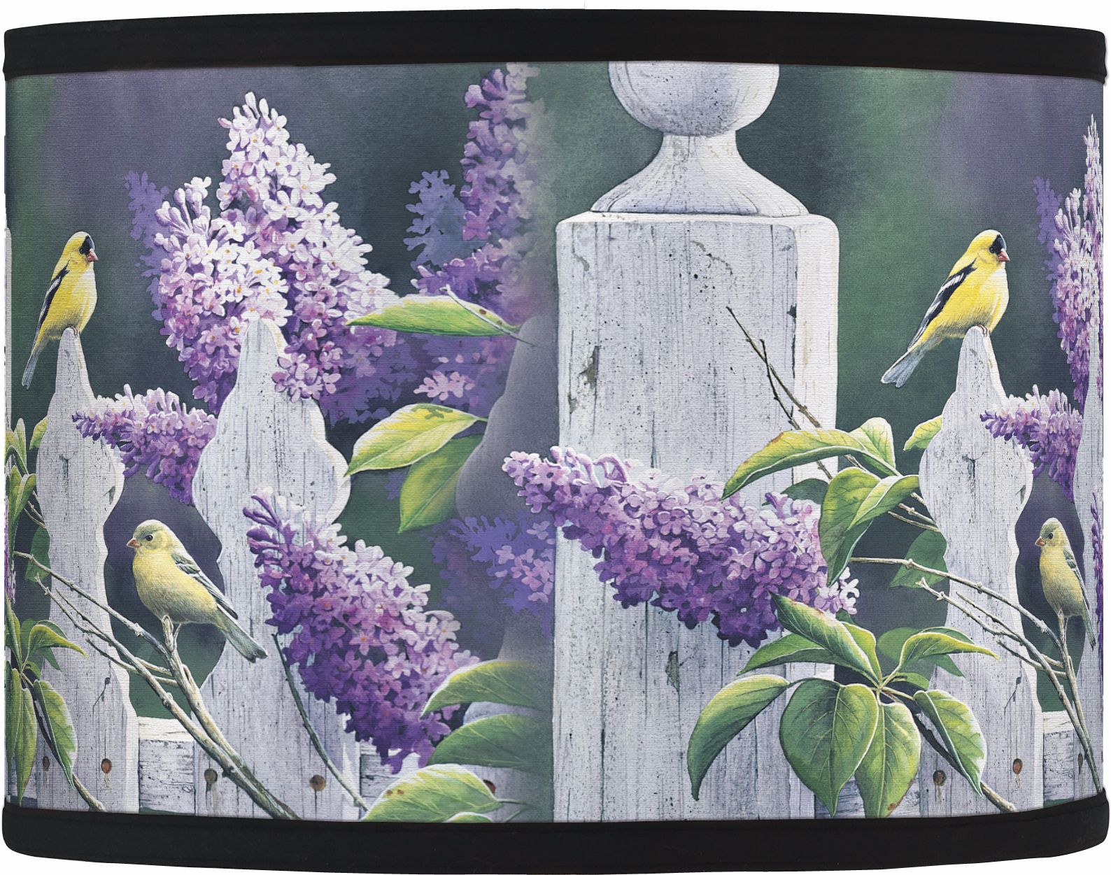 Summer Lilac Giclee Lamp Shade 13.5x13.5x10 (Spider)