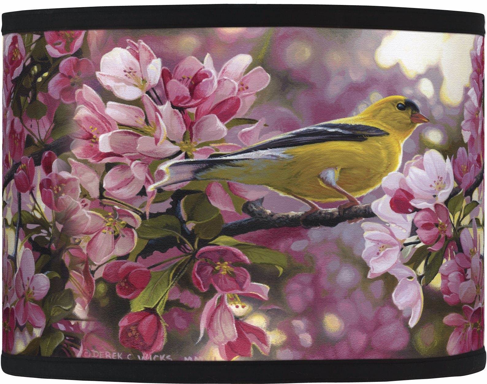 Goldfinch Giclee Lamp Shade 13.5x13.5x10 (Spider)