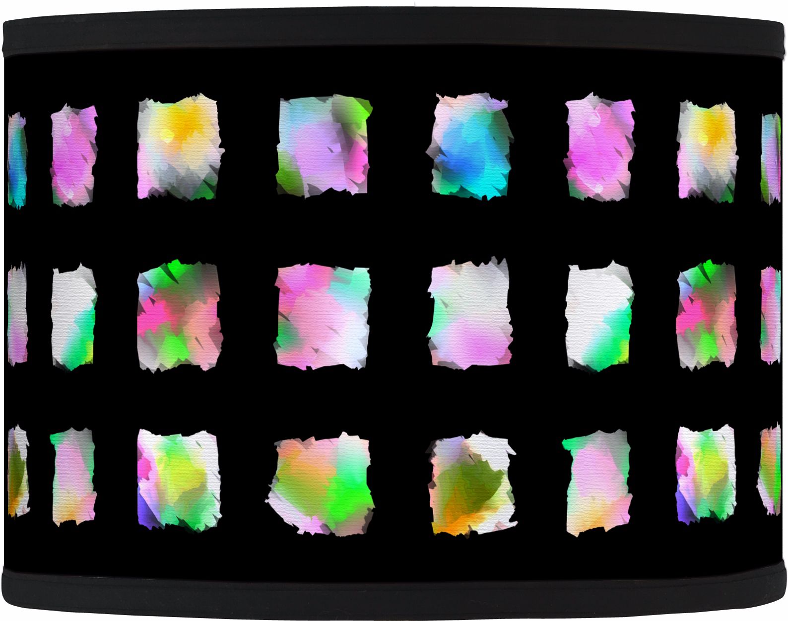 Water Colors Giclee Drum Shade 13.5x13.5x10 (Spider)