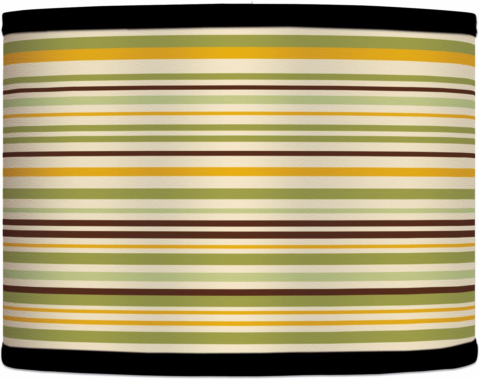 Stacy Garcia Avocado Stripe Giclee Shade 135x135x10 Spider 37869 G8388