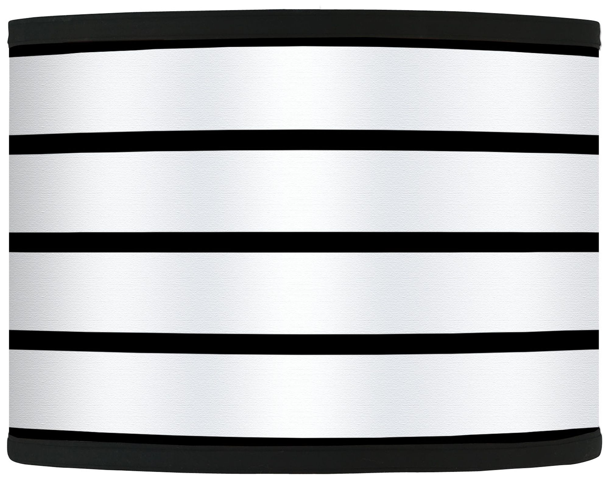 Black Parallels on White Giclee Shade 13.5x13.5x10 (Spider)
