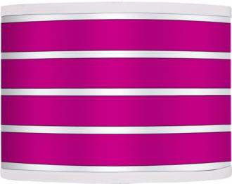Bold Pink Stripe Giclee Shade 135x135x10 Spider 37869 H1427